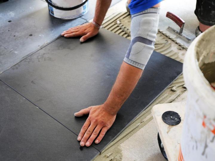 Pose de carrelage extérieur Breuillet